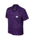 Фото #3 товара Men's Purple Kansas State Wildcats Ozark Button-Up Shirt