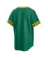 Фото #2 товара Men's Kelly Green Oakland Athletics Road Cooperstown Collection Team Jersey