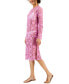 Фото #3 товара Women's Crochet Long-Sleeve Tunic Cover-Up, Created for Macy's