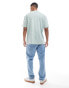 HUGO Blue nouveres relaxed fit t-shirt in light green