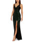 ფოტო #3 პროდუქტის Women's Jordana Side-Slit Sequin Gown