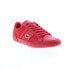 Фото #3 товара Lacoste Chaymon 123 3 US CMA Mens Red Leather Lifestyle Sneakers Shoes