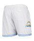 Фото #4 товара Men's White Los Angeles Chargers Mesh Shorts