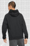 Фото #2 товара Sportswear Fleece Full Zip Hoodie Kapüşonlu Unisex Sweatshirt Siyah