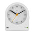 Braun BC22 - Quartz alarm clock - Round - White - Yellow - 12h - Buzzer - Battery