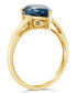 ფოტო #3 პროდუქტის London Blue Topaz (3-5/8 ct. t.w.) Ring in 14K Yellow Gold