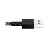 Фото #6 товара Tripp M100-006-HD Heavy-Duty USB-A to Lightning Sync/Charge Cable - MFi Certified - M/M - USB 2.0 - 6 ft. (1.83 m) - 1.8 m - Lightning - USB A - Male - Male - Black - Metallic