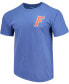 Фото #3 товара Men's Royal Florida Gators Baseball Flag Comfort Colors T-shirt