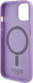 Guess Guess GUHMP15SPSAHMCU iPhone 15 6.1" fioletowy/purple hardcase Saffiano MagSafe