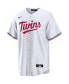 Фото #2 товара Men's White Minnesota Twins Home Replica Team Jersey