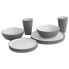 OUTWELL Gala 2 Pax Tableware Set GREY MIST - фото #2