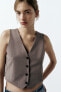 Pinstripe waistcoat