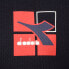 Фото #3 товара Худи Diadora Weave Sweat Logo мужское, размер L, черное-белое
