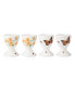 Фото #1 товара Butterfly Meadow Footed Egg Cups, Set of 4