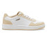 Puma Court Classy Lace Up Womens Beige, White Sneakers Casual Shoes 39502105