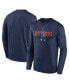 Men's Navy Houston Astros Authentic Collection Team Logo Legend Performance Long Sleeve T-shirt