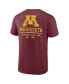 Фото #4 товара Men's Maroon Minnesota Golden Gophers Game Day 2-Hit T-shirt