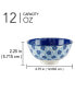 Carnival Blue Set of 6 All Purpose Bowl, 4.75" 6 Asst