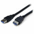 Фото #1 товара USB-кабель Startech USB3SEXT2MBK Чёрный