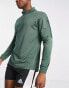 Фото #2 товара adidas Training Strength Warm long sleeve mock neck t-shirt in green