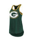ფოტო #3 პროდუქტის Women's Green Green Bay Packers Tater Tank Top