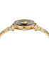 ფოტო #2 პროდუქტის Men's Swiss V-Palazzo Gold Ion Plated Stainless Steel Bracelet Watch 43mm