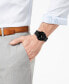 Men's Futuro Diamond-Accent Black Stainless Steel Bracelet Watch 42mm