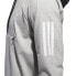 Фото #5 товара Adidas Men's Athletics Sport 2 Street Lifestyle Hoodie Grey-Black DW9454