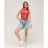 SUPERDRY Tattoo Rhinestone sleeveless T-shirt