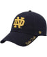 ფოტო #5 პროდუქტის Women's Navy Notre Dame Fighting Irish Miata Clean Up Logo Adjustable Hat