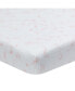 Фото #1 товара Signature Rose Marble Organic Cotton Fitted Crib Sheet