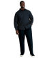 Фото #1 товара Men's Big & Tall Premium No Iron Khaki Classic-Fit Pleated Hidden Expandable Waistband Pants