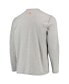 Men's Heathered Gray Chicago Bears Sport Lei Pass Long Sleeve T-shirt