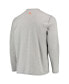 Фото #4 товара Men's Heathered Gray Chicago Bears Sport Lei Pass Long Sleeve T-shirt