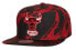 Фото #1 товара [HHSS3480-CBUYYPPPBLCK] MENS NBA CHICAGO BULLS DOWN FOR ALL SNAPBACK