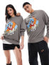 Фото #1 товара ASOS DESIGN unisex oversized sweatshirt with Tony the Tiger print in grey