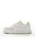 Bershka tonal trainer in white