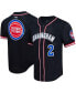 Men's Cade Cunningham Black Detroit Pistons Capsule Player Baseball Button-Up Shirt