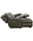 Фото #14 товара Hansley 3-Pc Zero Gravity Leather Sofa with 2 Power Recliners and Chaise, Created for Macy's