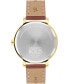 ფოტო #3 პროდუქტის Women's Bold Evolution 2.0 Swiss Quartz Cognac Leather Watch 34mm