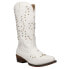 Фото #2 товара Roper Riley Pearl Snip Toe Cowboy Womens White Casual Boots 09-021-1566-3256