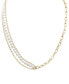 Cultured Freshwater Pearl (5mm) Multi-Layer Statement Necklace in Gold Vermeil, Created for Macy's