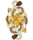 ფოტო #5 პროდუქტის Crazy Collection® Multi-Gemstone Swirling Cluster Ring (6-1/4 ct. t.w.) in 14k Gold