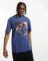 Фото #1 товара The North Face NSE Carabiner chest graphic heavyweight oversized t-shirt in navy