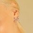 Silver single earring with cubic zirconia M Cubica RZCU39