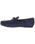 Фото #2 товара Tod’S Tie Gommino Suede Driver Men's Blue 5