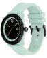 ფოტო #2 პროდუქტის Men's Swiss Bold TR90 Light Blue Silicone Strap Watch 42mm