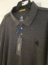 Rugby University Liquid Touch Polo Shirt Charcoal Grey 4XL