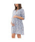 Фото #2 товара Платье для беременных Ripe Maternity celest Button Through Lapis