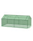 Фото #2 товара Mini Greenhouse Portable Hot House w/ Windows, 71"x36"x28" Green